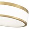Z-Lite Ballord 1 Light Flush Mount, 12in. W x 49.75in. L, Modern Gold 1012F12-MGLD-LED - alternate 7